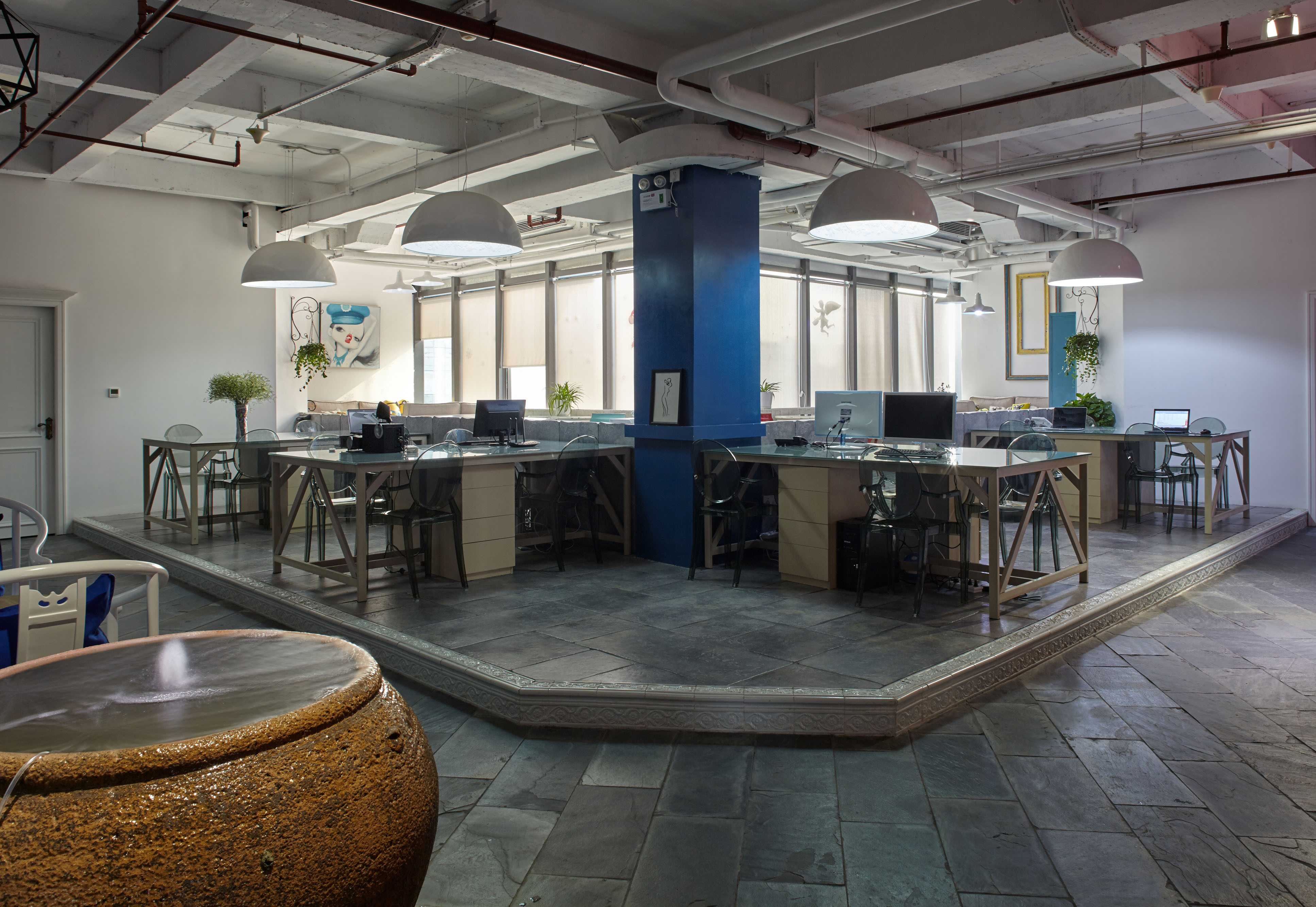 浦東新區(qū)180平辦公室裝修loft風(fēng)格設(shè)計-第3張圖片-上海古都建筑設(shè)計集團(tuán)