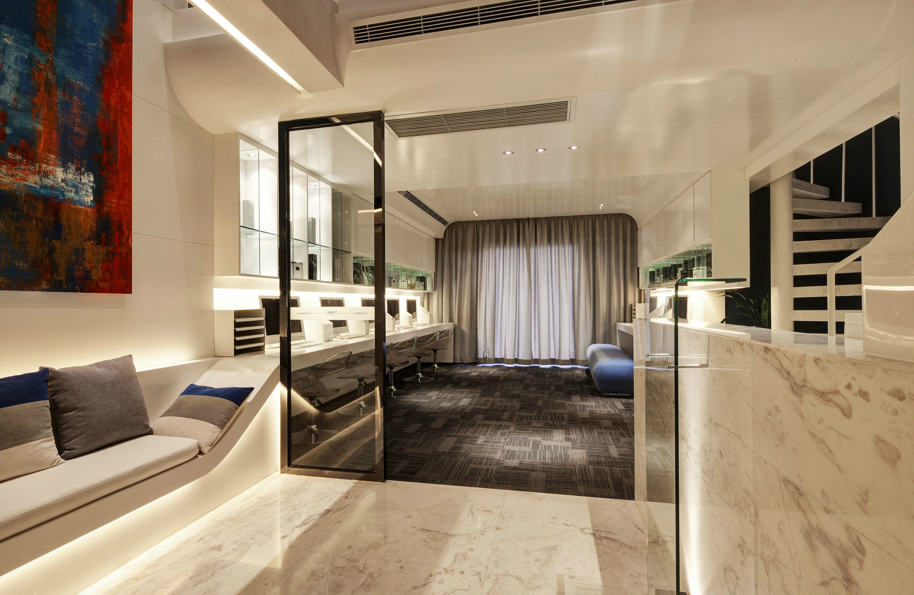 黃浦區(qū)英倫風格辦公室裝修設計-第4張圖片-上海古都建筑設計集團