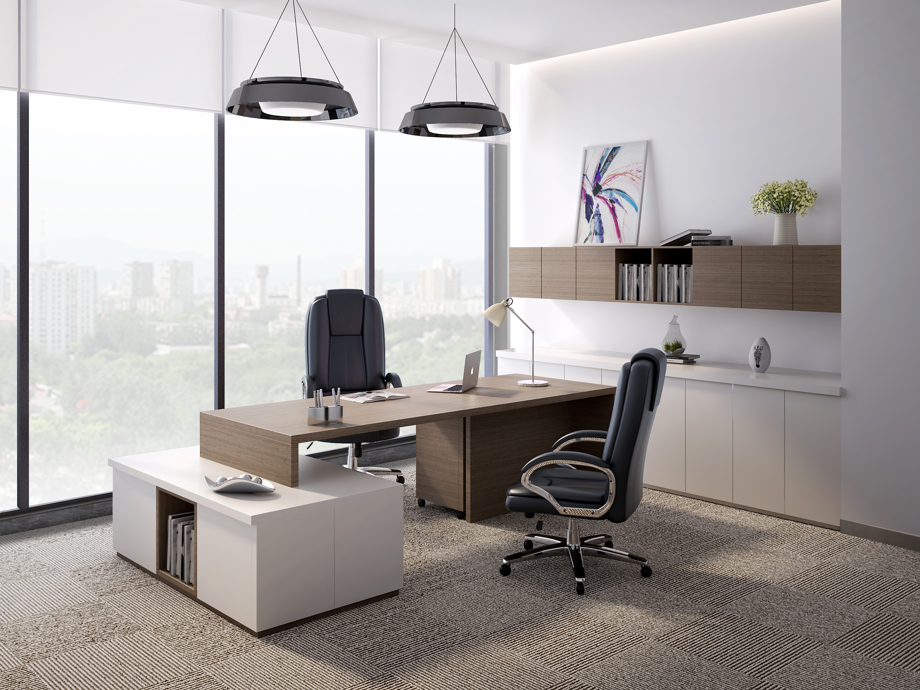 簡約明了辦公室裝修設(shè)計-第1張圖片-上海古都建筑設(shè)計集團