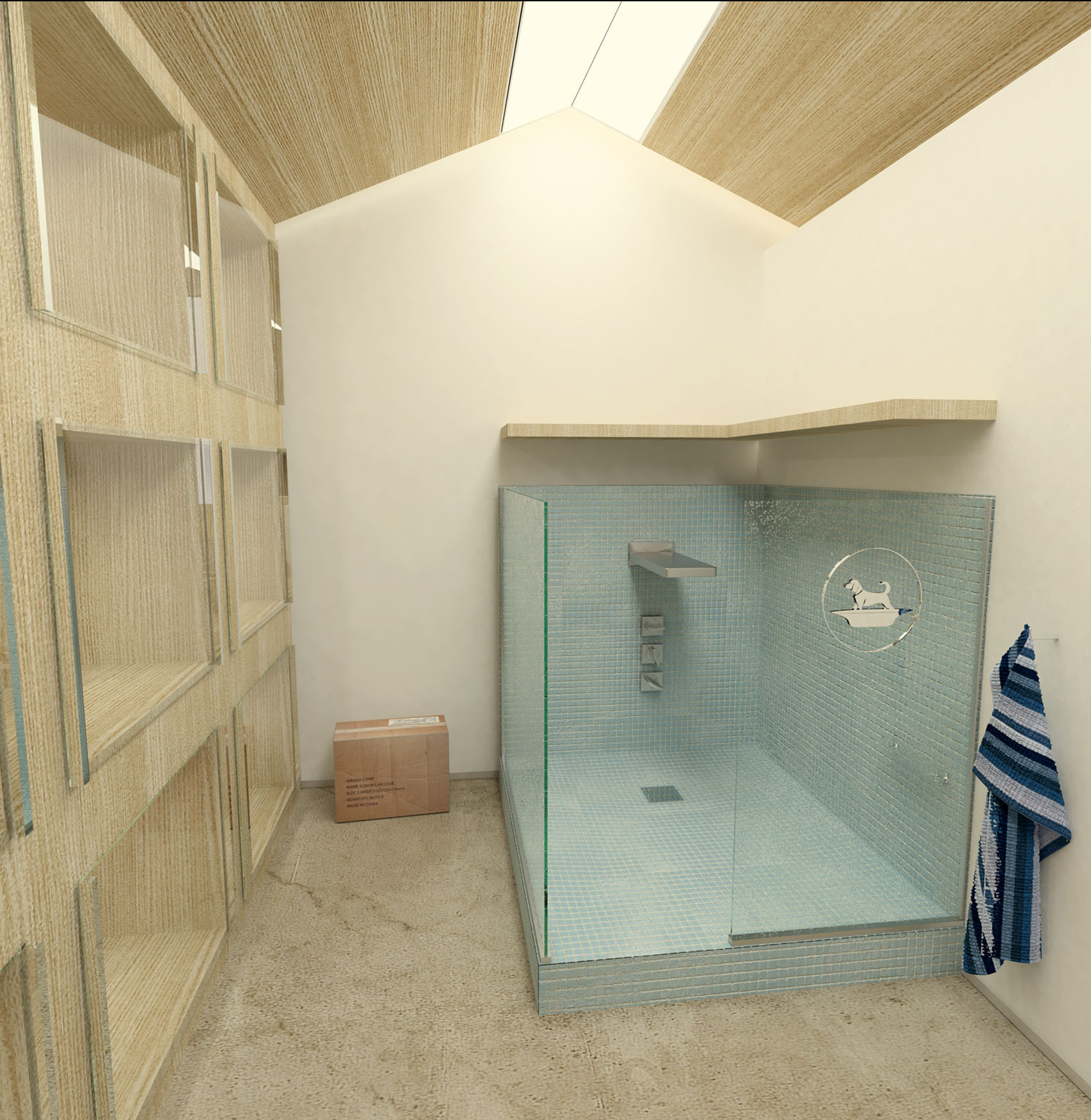 簡約風格寵物一體店裝修設(shè)計-第4張圖片-上海古都建筑設(shè)計集團