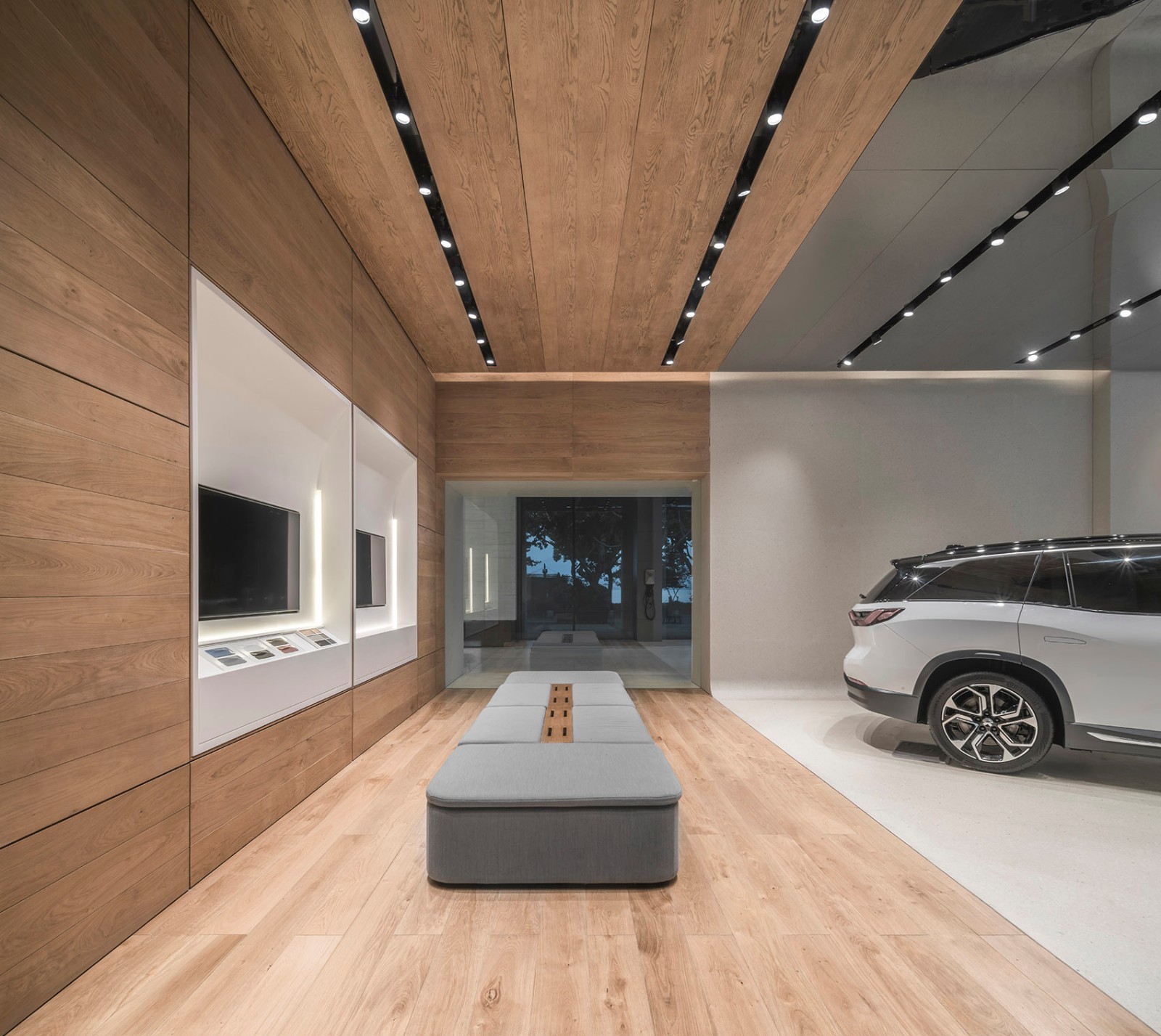 現(xiàn)代簡約4S店展廳裝修設計-第4張圖片-上海古都建筑設計集團