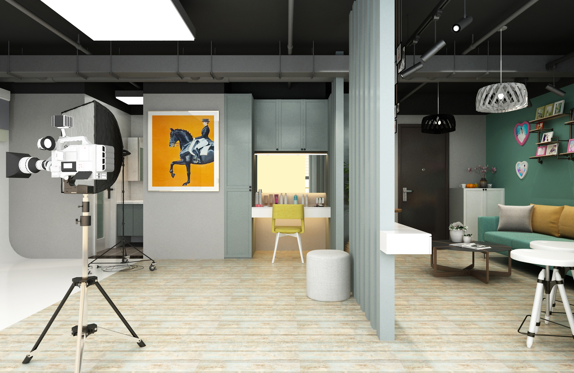 徐匯區(qū)50平小型攝影棚裝修設(shè)計-第2張圖片-上海古都建筑設(shè)計集團