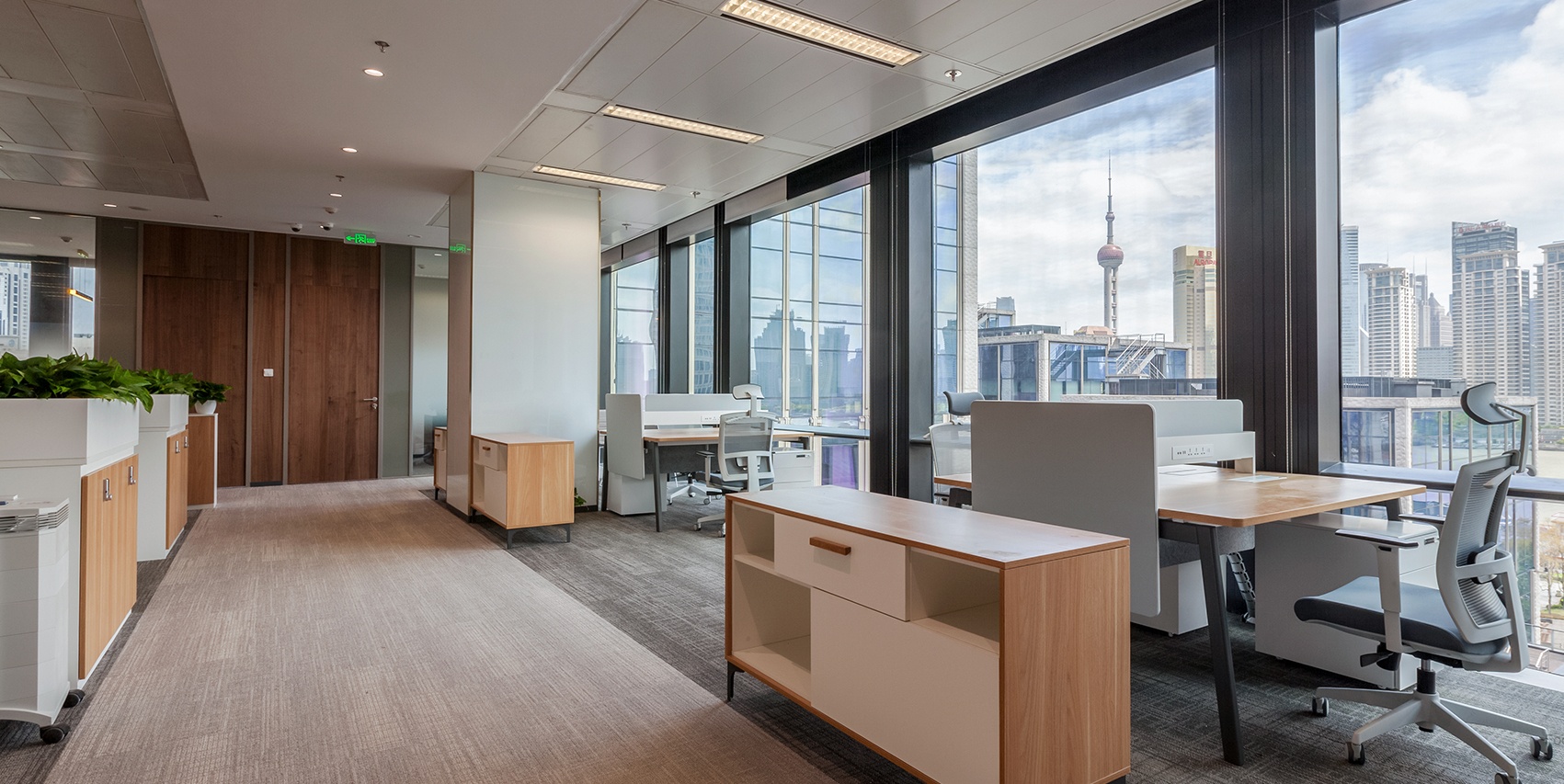 2100平金融機(jī)構(gòu)辦公室設(shè)計布局方案-辦公室裝修設(shè)計效果圖-第4張圖片-上海古都建筑設(shè)計集團(tuán)